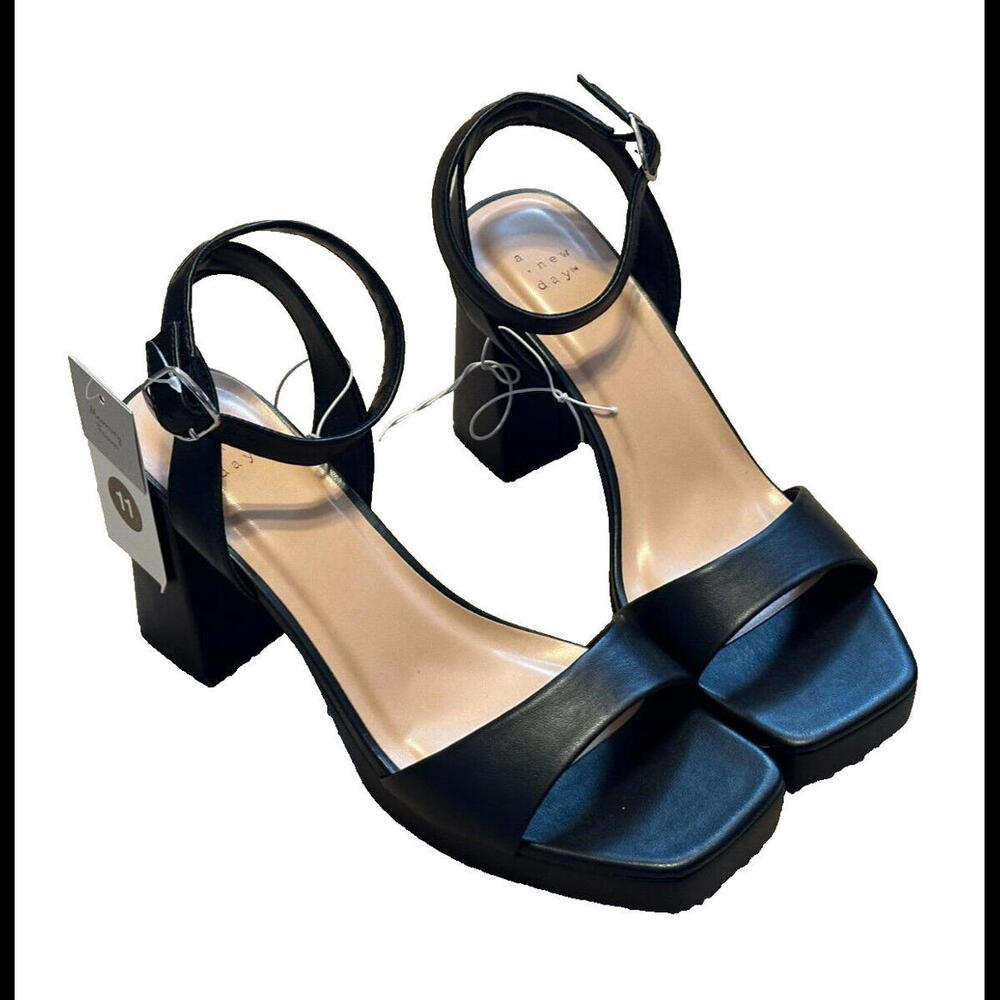 Sandals A NEW DAY Yvette Platform Heels Size 11 *NWT* MSRP $32.99